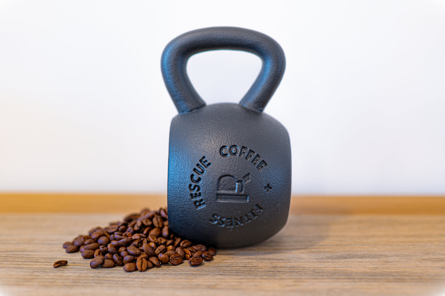 Rescue Coffee Fitness Kettle Bell Mug Standing